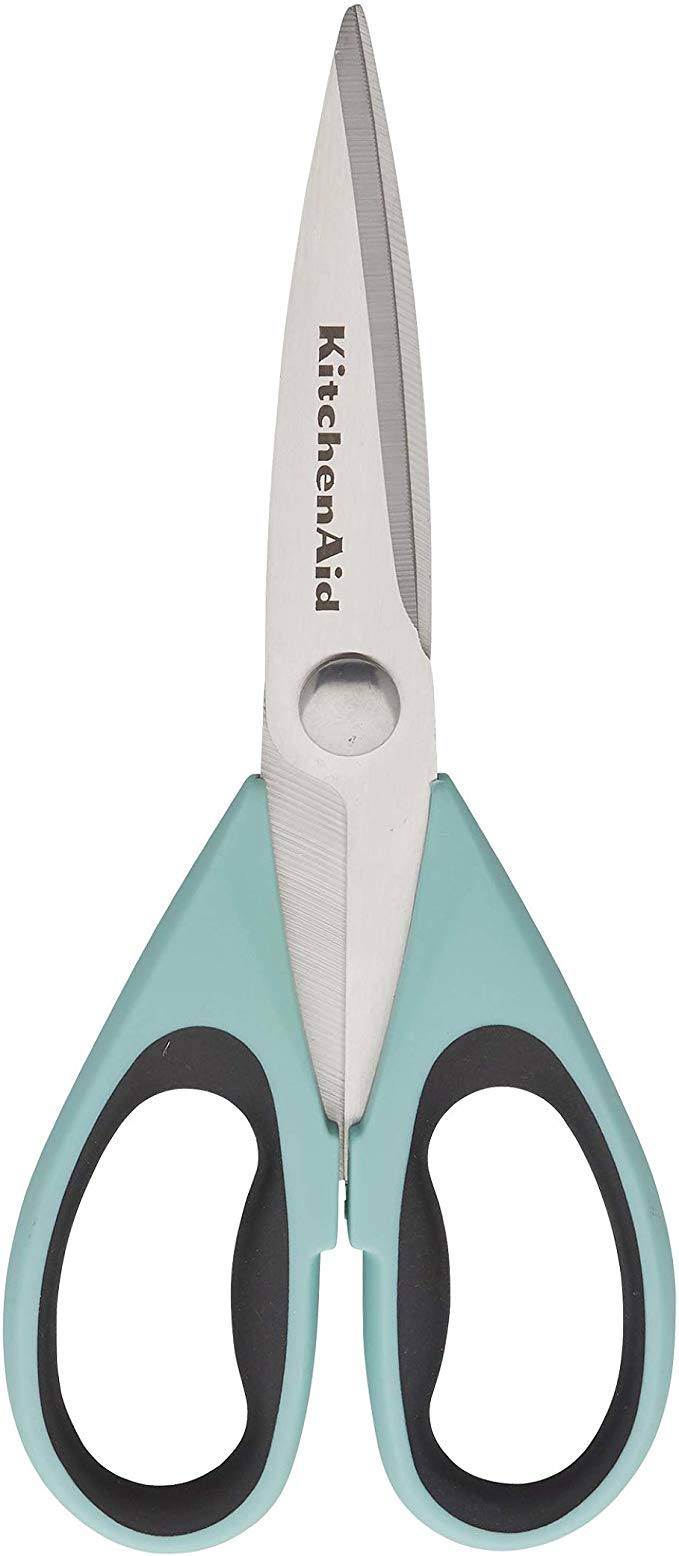 KitchenAid KE351OHAQA All Purpose Shears, One Size, Aqua/Black