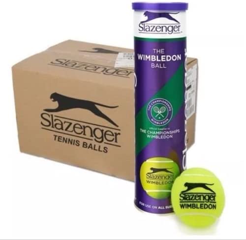 SLAZENGER WIMBLEDON TENNIS BALLS - 6 DOZEN - 18 X 4 BALL CANS