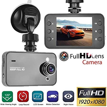 Suines Multi-Function HD Driving Recorder K6000 Super Wide-Angle Night Vision in-Visor Video
