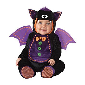 Deluxe Baby Boys Girls Bat Book Day Halloween In Character Fancy Dress Costume Outfit (6-12 months