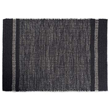DII Contemporary Reversible Indoor Area Rag Rug, Machine Washable, Handmade from Recycled Yarn, Unique For Bedroom, Living Room, Kitchen, Nursery and more, 2 x 3' - Gray Variegated