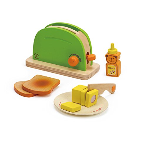 Hape - Playfully Delicious - Pop Up Toaster Wooden Play Kitchen Set