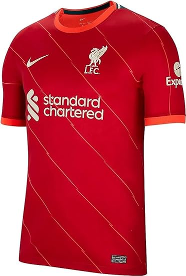 NIKE Unisex Liverpool, 2021/22 Season, Game Equipment, Jersey Home Jersey