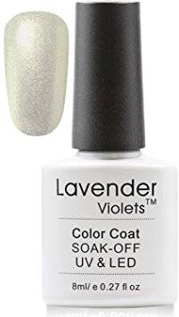 Lavender Violets® Soak off LED/ UV Glitter Gel Nail Polish 8ml for Glitter Gel Polish Manicure Shiny Nail Art Salon Nail DIY-D214
