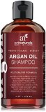 Art Naturals Organic Daily Argan Oil Shampoo 16 oz Best Moisturizing Volumizing Sulfate Free Shampoo for Women Men and Teens - Used for Dry Damaged Colored For All Hair Types - Anti Aging Hair Care