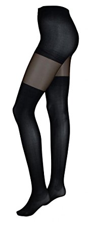 Intimate Portal Women's Fake-it Thigh High Opaque Tights