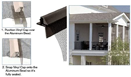 CRL ScreenEze Bronze Patio Screen Frame 96 inch