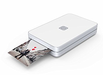 Lifeprint LP001-6 Photo AND Video Printer. Augmented Reality makes your photos come to life. 2x3 no ink photos: White