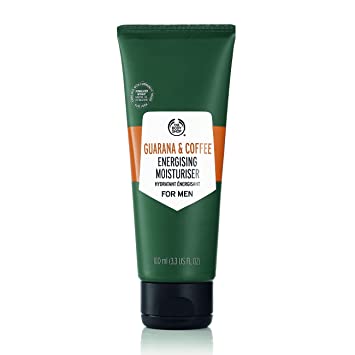 The Body Shop Guarana and Coffee Energizing Moisturizer For Men, 3.3 Fl Oz (Vegan)