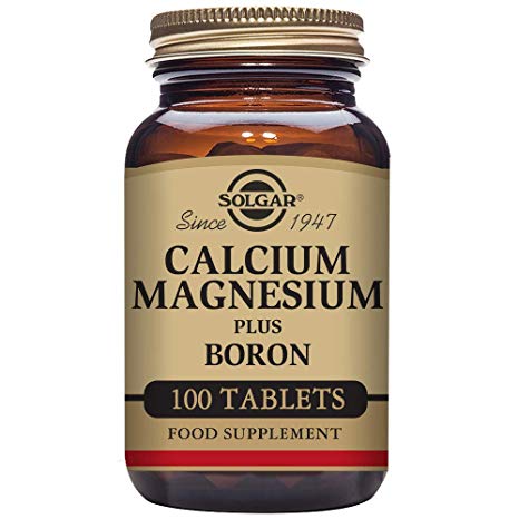 Solgar Calcium Magnesium Boron Tablets, 100 Count