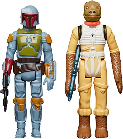 Star Wars Retro Collection Special Bounty Hunters 2-Pack Boba Fett & Bossk Toys 3.75-Inch-Scale The Empire Strikes Back Figures (Amazon Exclusive)