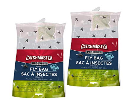 Catchmaster 975 Outdoor Disposable Fly Bag Trap, 2 Pack