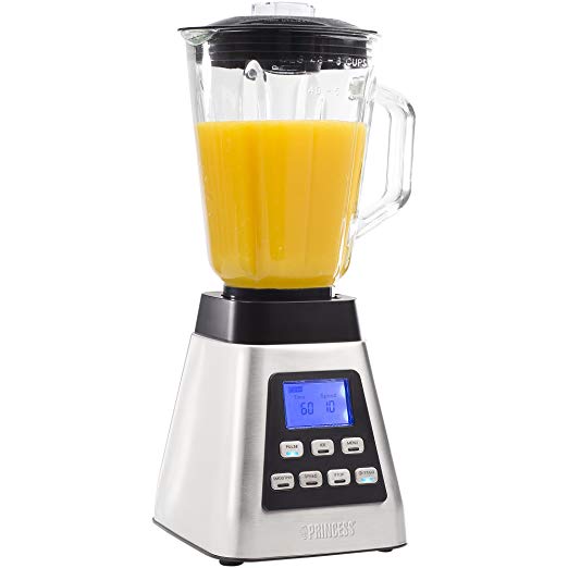 Princess 212071 Blender, Stainless steel, 1000 W, Silver and Black