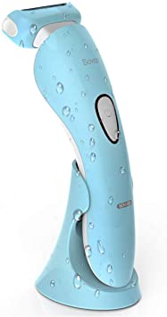 Sovob Electric Razor for Women Painless Lady Shaver Body Hair Remover for Womens Legs and Underarms Bikini Trimmer Wet and Dry Waterproof Rechargeable Cordless with LED Light