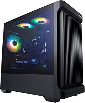 G.SKILL LT1 mATX Case with Tempered Glass Side Panel, Front Grill for Optimized Airflow - Black (GC-TKGW1-LT1)