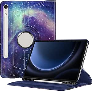 Fintie Rotating Case for Samsung Galaxy Tab S9 FE 5G 10.9 Inch/Galaxy Tab S9 11 Inch 2023 with S Pen Holder, 360 Degree Swiveling Stand Cover Auto Sleep/Wake, Galaxy