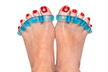 SugarFox Toe Separators and Therapeutic Stretchers - Relax Your Feet - One Size Fits All 24 Month Warranty