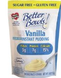 Better Bowls Sugar Free Vanilla Pudding 18 Ounce Pack of 6