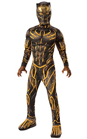 Rubie's Costume Co - Marvel: Black Panther Movie Deluxe Boys Erik Killmonger Battle Suit Costume