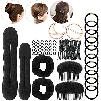 ETEREAUTY Hair Styling Accessory Kit, 34 Pieces Total