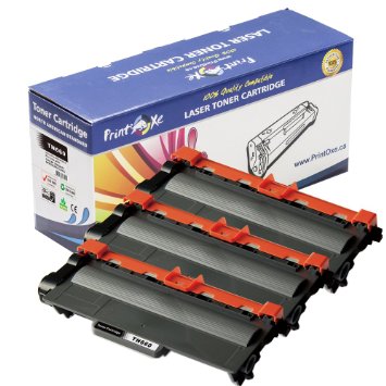 3 Packs Brother TN 660 (TN 2320/660) Compatible Laser Toner Cartridges (TN660 Black) for Use in Brother Printer Models HL, DCP, & MFC (See Exact Compatible Models List Under Description. PrintOxe (TM) sold by PanContinent.