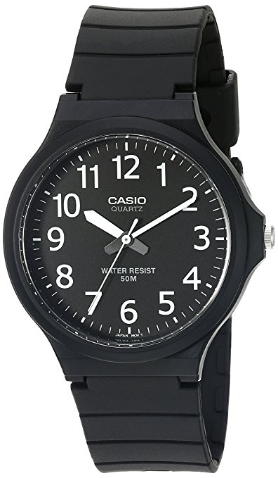 Casio Men's 'Easy To Read' Quartz Black Casual Watch (Model: MW240-1BV)