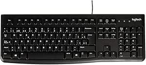 Logitech K120 Clavier Filaire pour Windows, Clavier Espagnol QWERTY - Noir