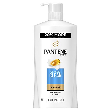 Pantene Pro-V Classic Clean Shampoo, 30.4 fl oz (Packaging May Vary)