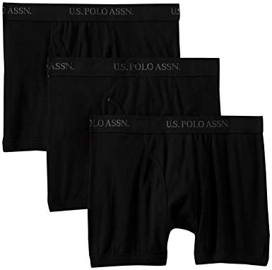 U.S. Polo Assn. Men's 3-Pack Cotton Boxer Briefs