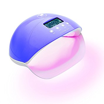 MINI LOP 50W UV LED Gel Nail Curing Lamp Nail Dryer Nail Gel Polish UV Light (Purple)