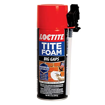 Loctite Tite Foam PU sealant(White), Expanding Foam for large gaps upto 3 inches, keeps dust and pests aways