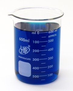 SEOH Beaker Borosilicate Glass Low Form Graduated 600ml Each