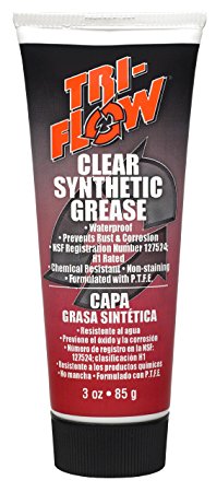 Tri-Flow TF23004 Clear Synthetic Grease - 3 oz. Tube