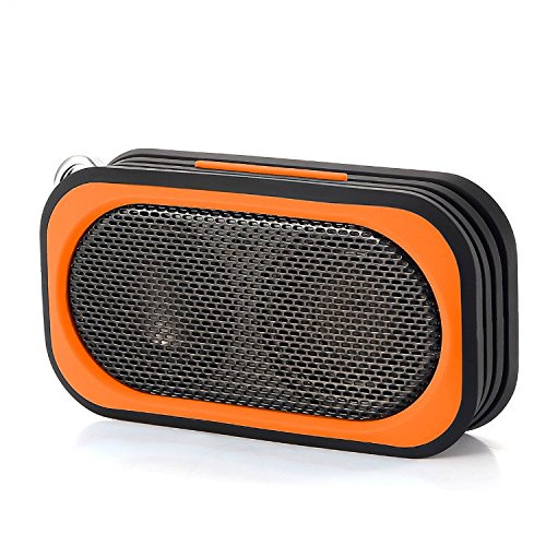 Waterproof Speaker, Despert Shower Floating Portable Bluetooth 4.0 Wireless Speaker with Built-in Mic for Pool Side, Beach, Playground, Camping Travelling Outdoor and Indoor (Orange)