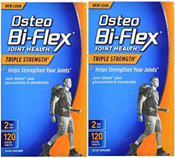 Osteo Bi-Flex Triple Strength, 120 Coated Tablets (Pack of 2)