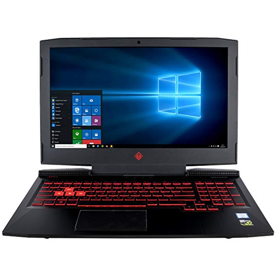 CUK Omen 15t Gamer Notebook (Intel 6 Core i7-8750H, 16GB RAM, 500GB NVMe SSD   1TB HDD, NVIDIA GTX 1050 Ti 4GB, 15.6" Full HD 60HZ IPS Display) - Powerful 8th Gen Windows 10 Gaming Laptop Computer