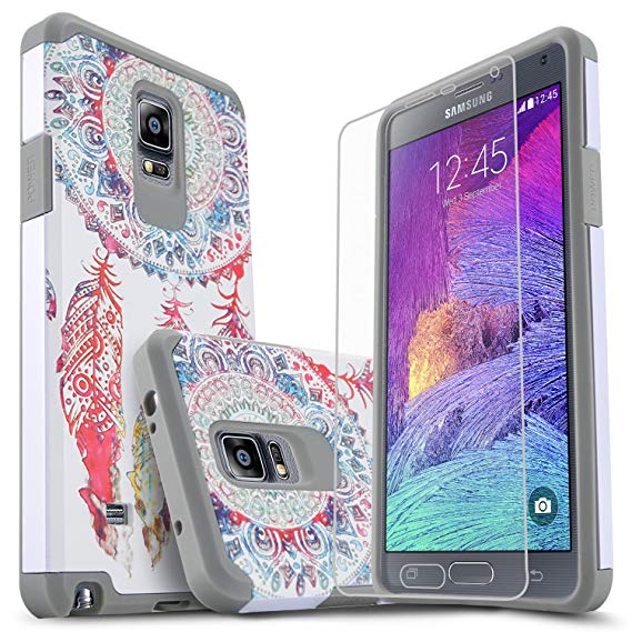 Galaxy Note 3 Case, Starshop [Shock Absorption] Dual Layers Impact Advanced Protective Cover With [Premium HD Screen Protector Included] For Samsung Galaxy Note 3 (Dream Catcher)