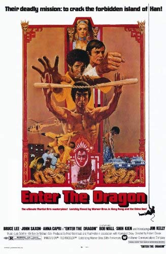 Enter the Dragon Poster Movie 11x17 Bruce Lee John Saxon Jim Kelly Ahna Capri Premium Poster Print, 11x17