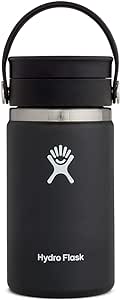 Hydro Flask 12 oz Wide Mouth Bottle with Flex Sip Lid Black