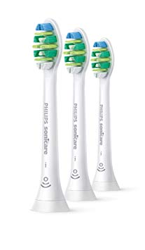 Philips Sonicare Intercare replacement toothbrush heads, HX9003/65, BrushSync technology, White 3-pk