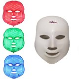 Pro-Nu Light Therapy Skin Rejuvenation Facial Mask for Facial Acne Wrinkle Whitening Red Blue and Green 3 color