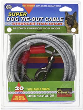 Super Tie Out Cable for Dogs