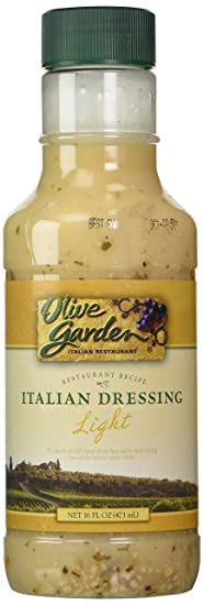 Olive Garden Light Italian Dressing, 16 oz (Pack of 2)