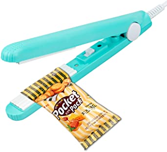 Mini Sealer Handheld Bag Sealer for Food Storage Portable Smart Heat Sealer Cool Plastic Sealer Kitchen Gadgets for Chip Bags Plastic Bags Snack Bags