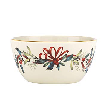 Lenox Winter Greetings Bowl,Ivory