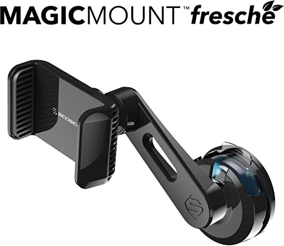 SCOSCHE UH4VP2FR MagicMount Fresche Universal FreeFlow Phone Vent Mount with Replaceable Air Freshener Cartridge for Vehicles