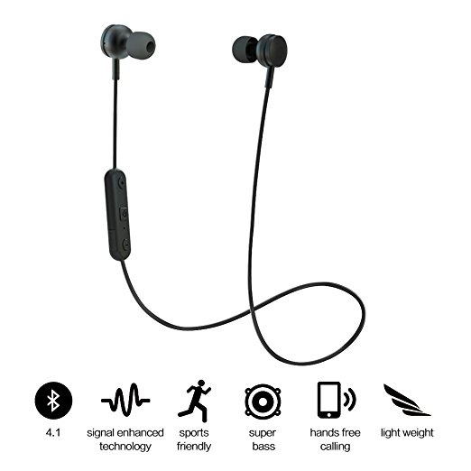 Bluetooth Headphones,HiCool M7 New Updated 2018 Wireless Bluetooth V4.1 Sport Stereo Earphones with Mic