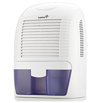 Ivation GDM30 Powerful Mid-Size Thermo-Electric Dehumidifier - Quietly Gathers Up to 20oz. of Water per Day - For Spaces Up to 2,200 Cubic Feet