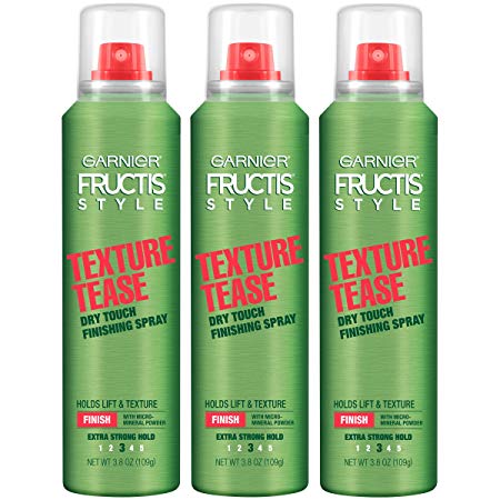 Garnier Hair Care Fructis Style Texture Tease Dry Touch Finishing Spray, 3 Count