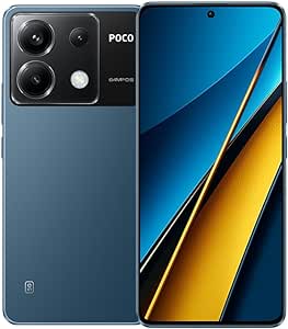 Xiaomi POCO X6 5G - Smartphone 12GB RAM 256GB ROM, Snapdragon® 7s Gen 2, 6.67" 1.5K Flow AMOLED, 120Hz, cámara 64MP,5000mAh, Carga 67W, Azul [versión Global]